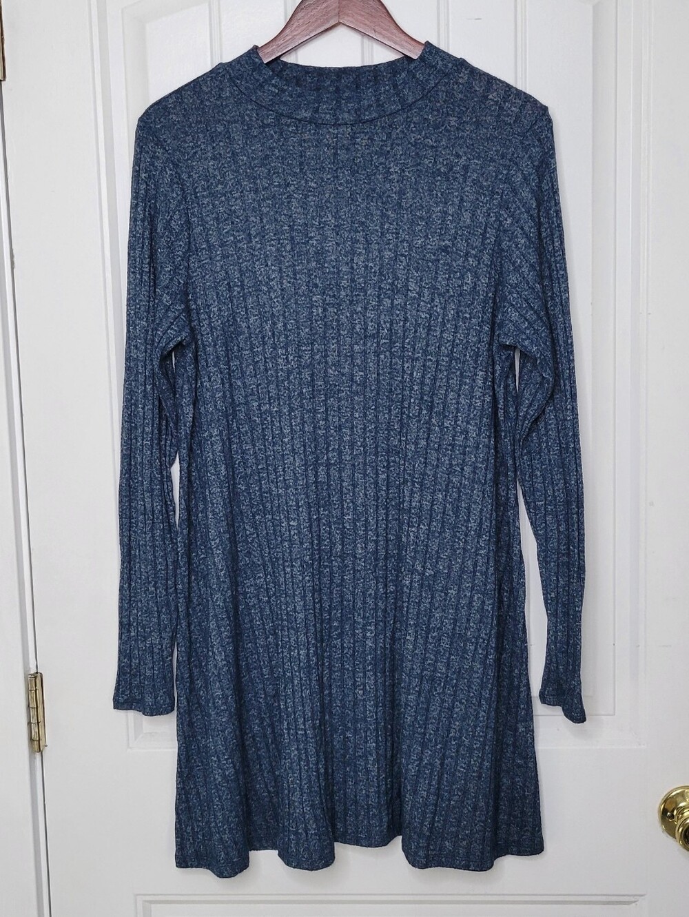 Mossimo Supply Blue Knit Sweater Dress